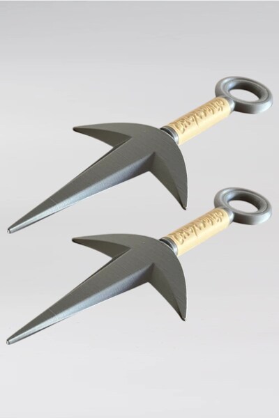 FigürDizayn 2 Adet Klasik Ninja Hareketli Minato Kunai Anime Figür Naruto Rul...