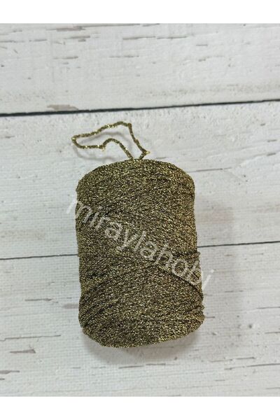 miraylahobi Sim İp 100 Gr 2 mm Bag, Supla İp Gold
