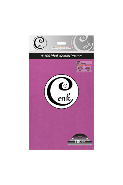 Cenk Yazma 100cm 830 Gül Kurusu Tekli Poşet Yazma