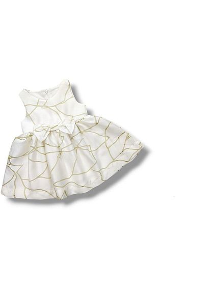 Çikoby Patterned Baby Girl Dress Ck50545