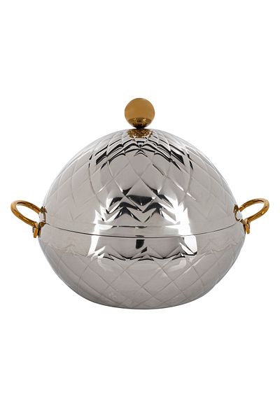 ROYALFORD 5L SS Mughal Dome Hot pot Insulated Serving Pot with Lid