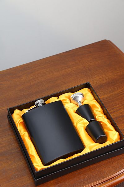 imsaconcept Stainless Steel 2 Shot Glass Flask Set 8.0Z