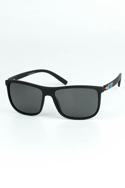 Di Caprio Men's Blue Polarized Protected Rectangular Model Sunglasses