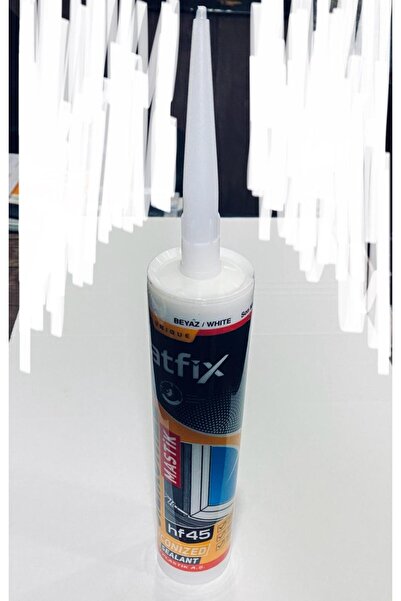 Hatfix SİLİKONİZE MASTİK ÇITA YAPIŞTIRICISI LAVABO VE PENCERE SIZDIRMAZLIK 45...