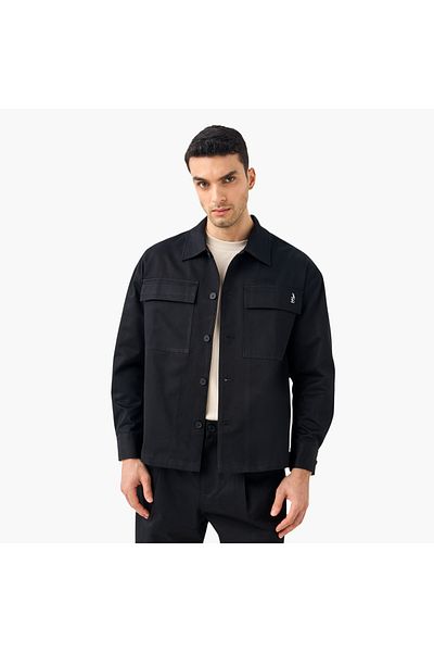 Emperor Shacket with Pockets and Button Closure