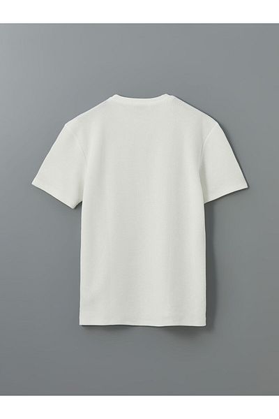 LC Waikiki New Season Crew Neck Combed Cotton Ανδρικό Tisort - S5AS25Z8