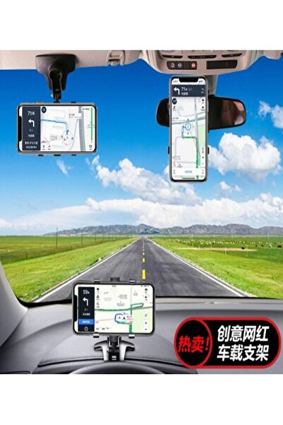 Özasya AVM YENİ MODEL Araba Gösterge Üstüne Takılan 360 Oynar Başlıklı Telefo...