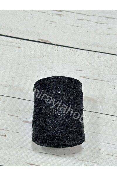 miraylahobi حبل سيم 100 جرام 2 مم حقيبة، سلسلة سوداء