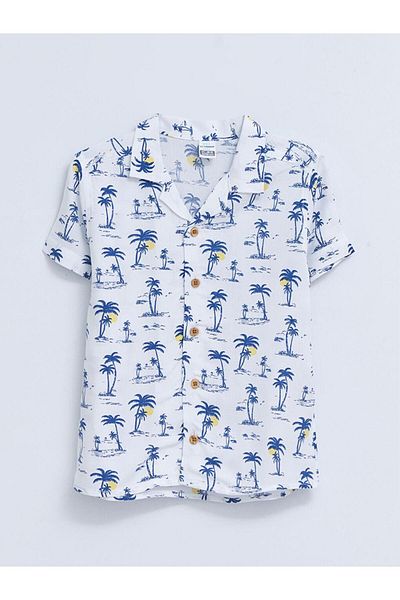 LC Waikiki Short Sleeve Printed Baby Boy Shirt (S2)