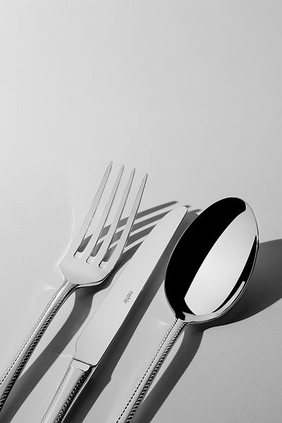 Nehir 12 Person Fulya Satin - 89 Piece Boxed Fork Spoon Knife Set