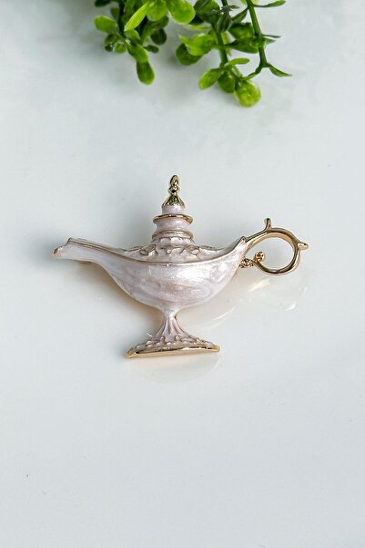 Enfes Takı Özel Tasarım Aladdinin Sihirli Lambası Broşu