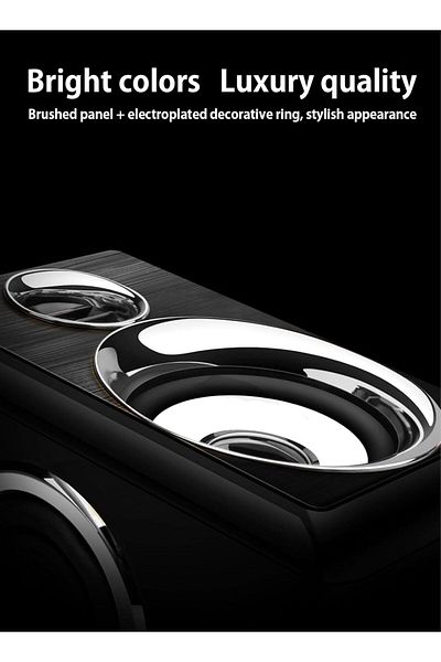COOYA Computer Speaker, Stereo 1 Pair USB+AUX Wired, Bass Reinforcement 4 Diaphragm