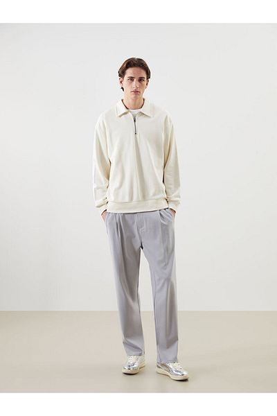 LC Waikiki Lcw Polo Neck Long Sleeve Men's Sweatshirt Fast Fashion
