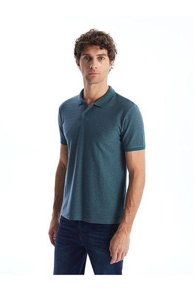 LC Waikiki Tricou pentru bărbați cu mânecă scurtă cu guler polo de sezon nou - S5J733Z8
