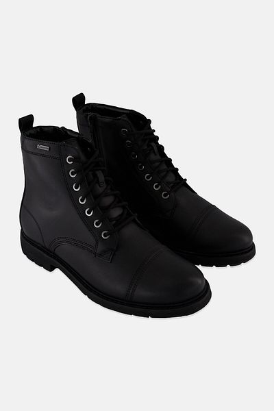 CLARKS Men Standard Batcombe Capgtx Lace Up Ankle Boots, Black
