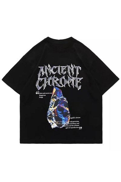 Köstebek T-shirt Ancient Chrome Black (unisex).