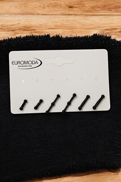 EUROMODA BlacK Special Designed 3-piece Earring Set