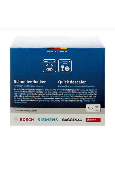 Bosch ÇamaŞır Ve Bulaşık Makineleri Için Hızlı Kireç Çözücü 4'lü