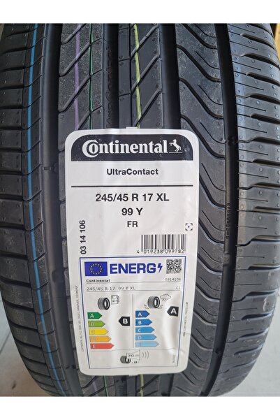 Continental 245/45R17 Ultra Contact 99Y XL FR Set olarak (4 ADET) A serisi 70...