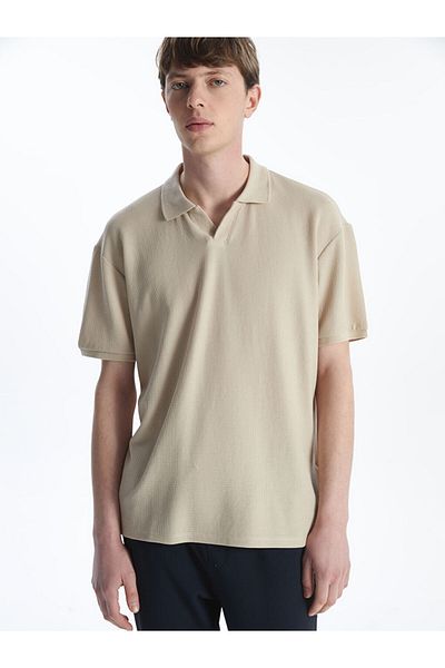 LC Waikiki Green Polo Neck Short Sleeve Men's T-Shirt
