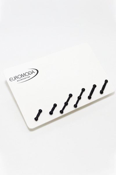 EUROMODA BlacK Special Designed 3-piece Earring Set