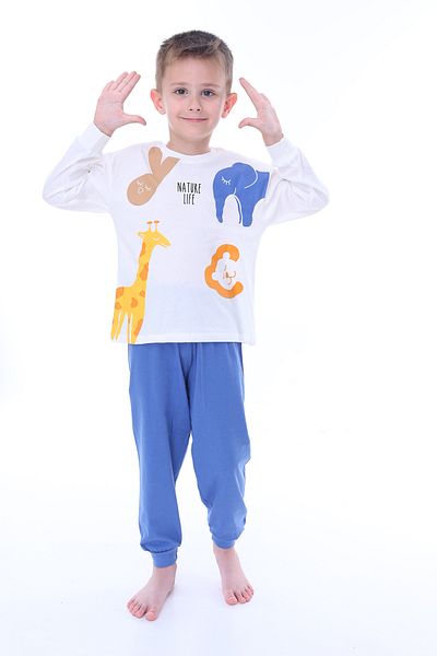 ZUZUNGA Nature Life Beige Children's Tracksuit Set - Top and Bottom Set