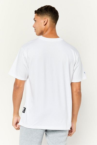 New Balance Men Sportswear Fit Short Sleeves Running T-shirt, Off White