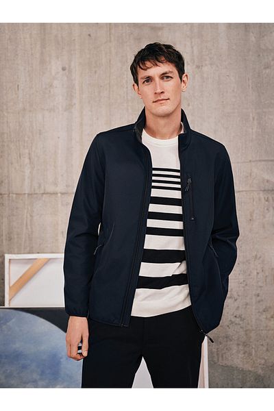LC Waikiki Crew Neck Long Sleeve Striped Men's Knitwear Sweater