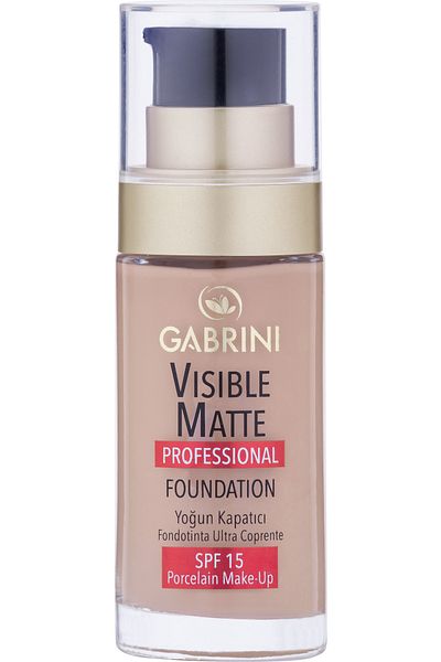 Gabrini Dark Tone Spf:15 30 ml - Visible Matte Foundation No 4