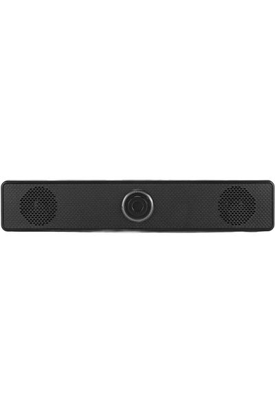 COOYA USB Desktop Soundbar HiFi Volume Knob Mini Speaker,for PC Laptop Tablet,3.5mm AUX Input