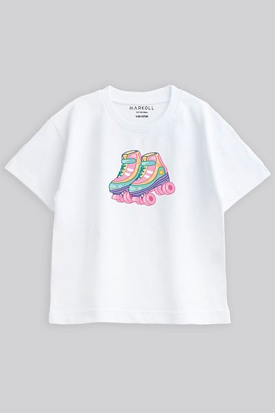 MARKOLL Tricou imprimat cu patine de 5-12 ani