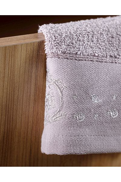 Madame Coco Cotton Embroidered Hand Towel 100% - 2 Pears - Size: 30X45 cm