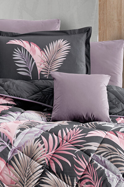 Clasy King Size %100 Cotton Bedding Set 6 Pieces 260x240 cm