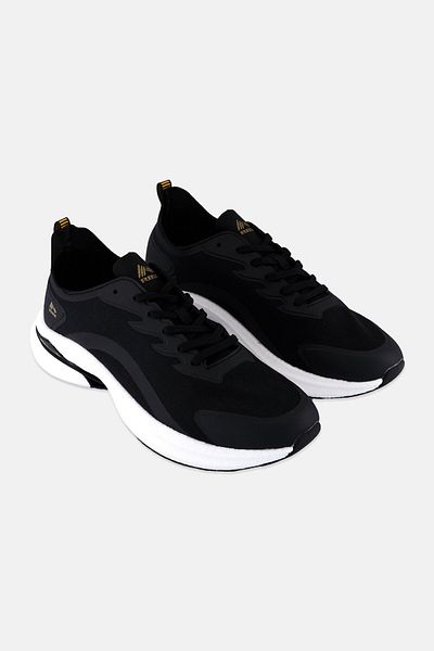 RBX Men Lace Up Running Shoes, Black