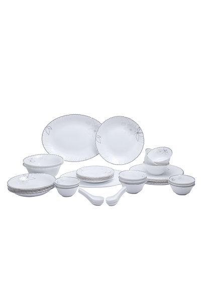 ROYALFORD Opal Glassware Dinner Set, 40 Pcs
