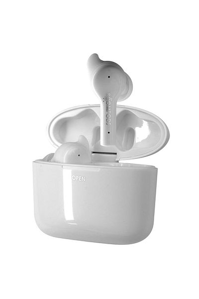 Boompods باسلاين جو، سماعات TWS، ابيض