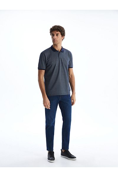 LC Waikiki Tricou pentru bărbați cu mânecă scurtă cu guler polo de sezon nou - S5K252Z8