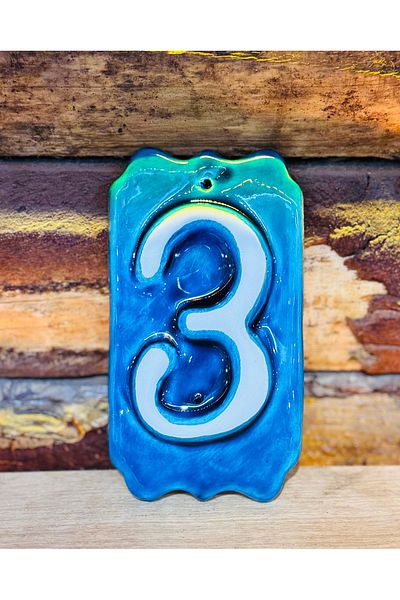 ATÖLYE SAİT Door Number Ceramic