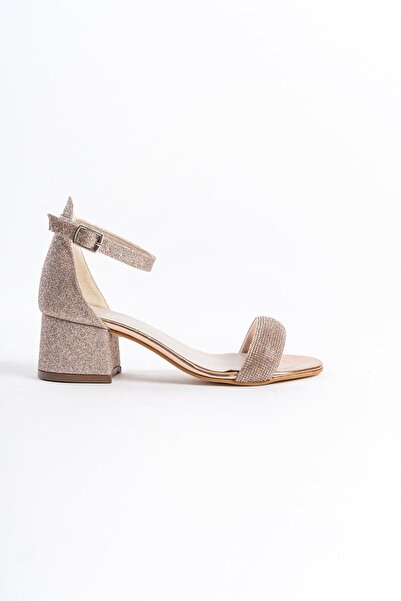 owwox club أووكس كيدز؛ حذاء بناتي، ذهبي وردي، حذاء بتفاصيل حجرية مقاومة للتشوه