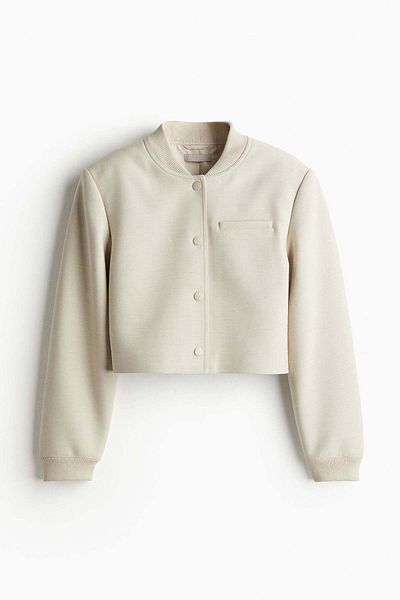 H&M Short shoulder-pad jacket
