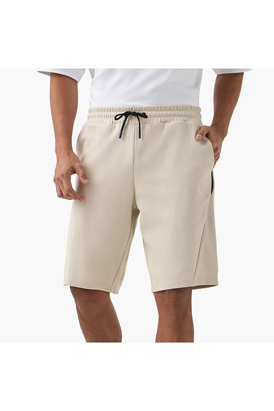 Adot Panelled Performance Shorts With Drawstring Closure And Pockets