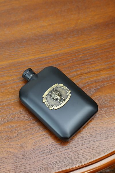imsaconcept Stainless Steel Embossed Single 6 oz Water Bottle