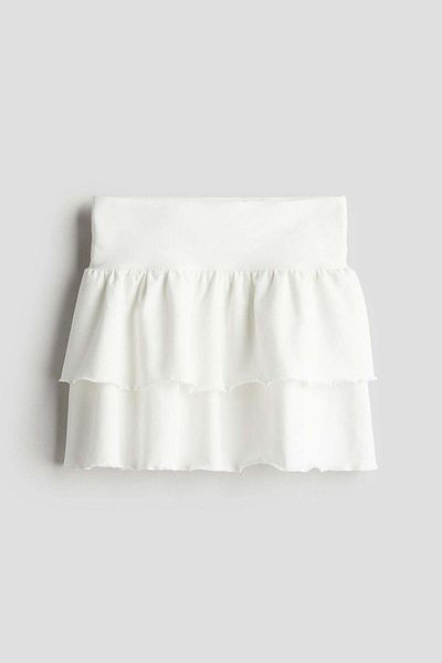 H&M Tiered jersey skirt