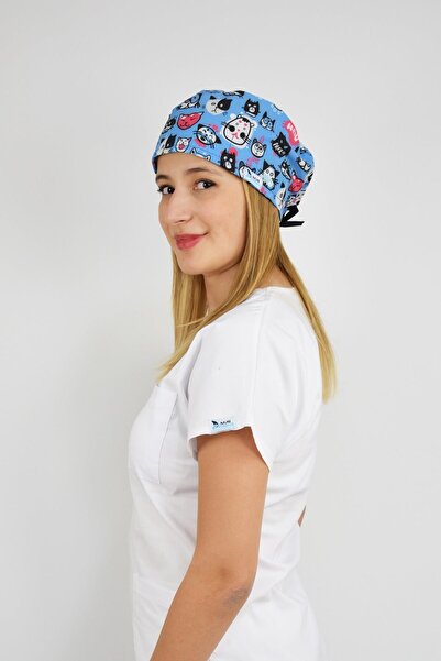 Nur Ortopedi Forma Meow Kedi Doktor Hemşire Hastane Medikal Cerrahi Bone