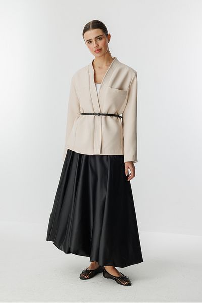 Hooopstore FUSTA PRINCESSA SATIN - NEGRA