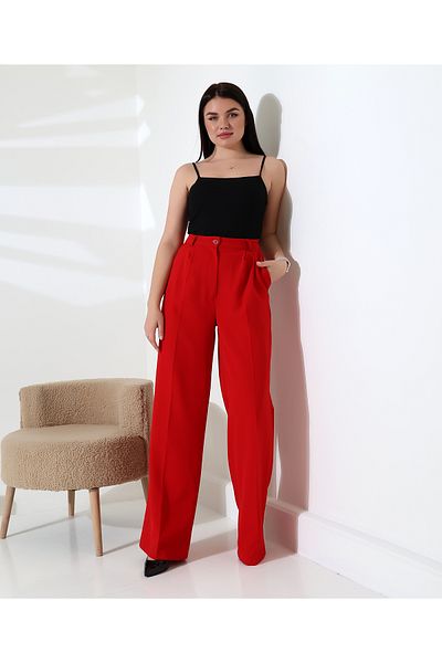 COCOCİX Wide Leg Model Fabric Trousers
