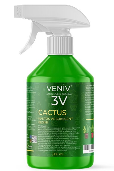 VENİV AGRİCULTURE 3v Cactus- Kaktüs Ve Sukulent Besleme Ve Çoğaltma Besini 50...