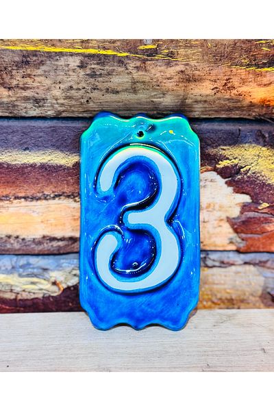 ATÖLYE SAİT Door Number Ceramic