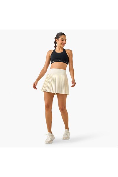 Kappa Pleated Mini Skirt with Elasticated Waistband