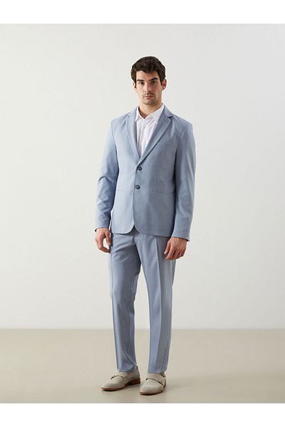 LC Waikiki LCWAIKIKI Blazer pentru bărbați, albastru, slim Fit